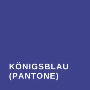 Königsblau Pantone #3D428B